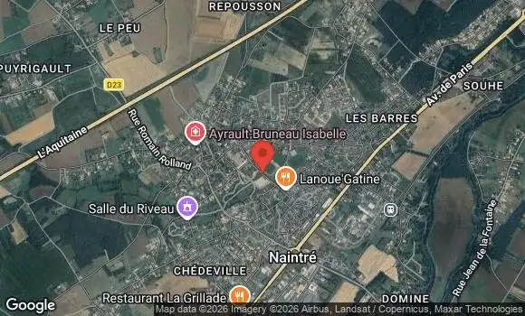 Localisation Rassemblement mensuel de véhicules de collection à naintré