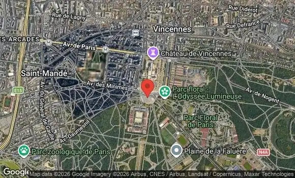 Localisation Vincennes en Anciennes tous les 1er Dimanche du Mois