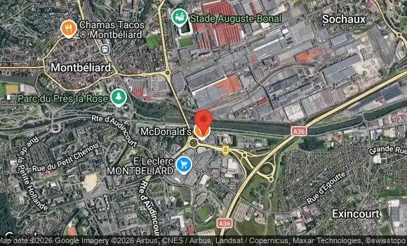 Localisation Rdv Informel du 2e Dimanche auto / Motos de Passionnés
