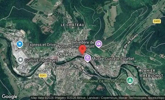 Localisation Rassemblement Mensuel à Ornans