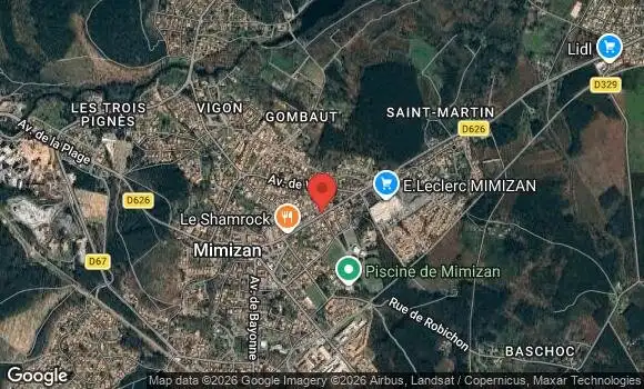 Localisation Rassemblement Mensuel le 3e Dimanche du Mois à Mimizan