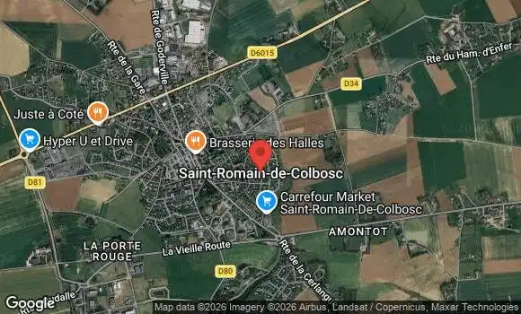 Localisation Rassemblement de Saint Romain
