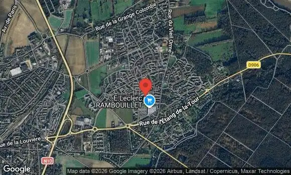Localisation Rendez vous de la reine