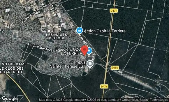 Localisation Rassemblement Mensuel Ozoir en Anciennes