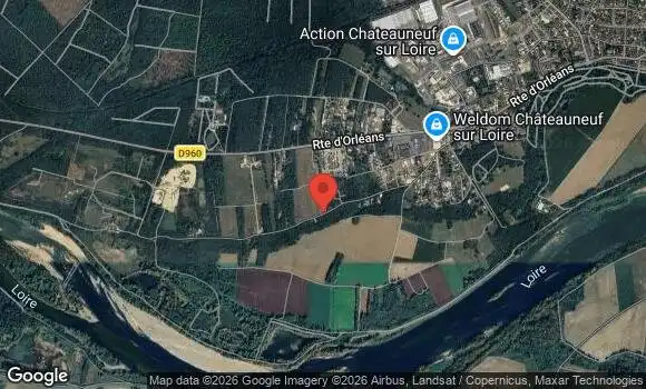 Localisation Châteauneuf en Anciennes