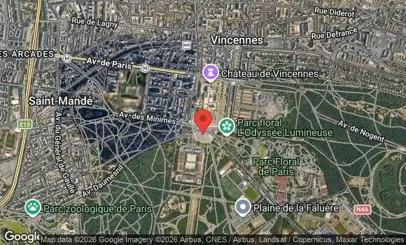Localisation Vincennes en Anciennes tous les 1er Dimanche du Mois
