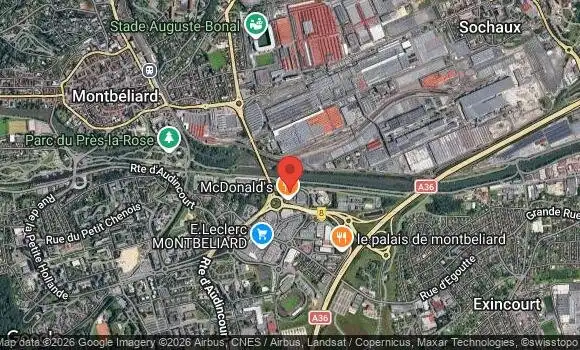Localisation Rdv Informel du 2e Dimanche auto / Motos de Passionnés