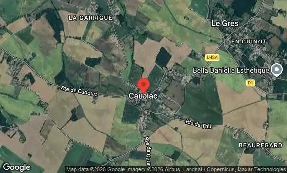 Localisation Caubiac 2e Dimanche c3d