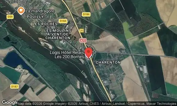 Localisation Rassemblement Mensuel à Pouilly sur Loire
