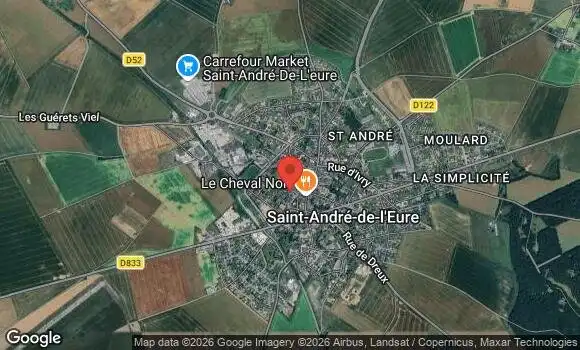 Localisation Les Anciennes de Saint André