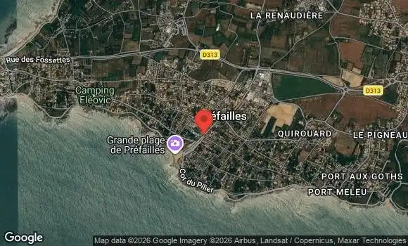 Localisation Rendez Vous Mensuel de Préfailles