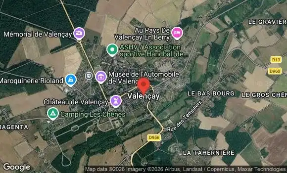 Localisation Rassemblement de Véhicules Anciens des Amis du Musée de Valençay