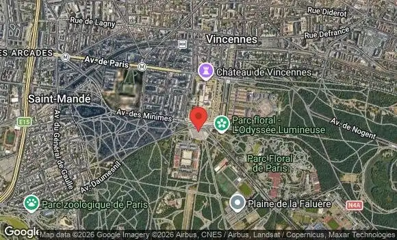 Localisation Vincennes en Anciennes tous les 1er Dimanche du Mois