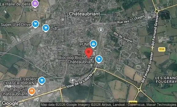 Localisation Rendez Vous de Voitures et Motos Anciennes Châteaubriant