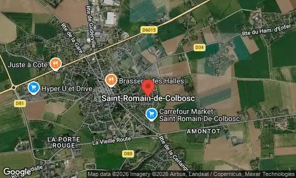 Localisation Rassemblement de Saint Romain