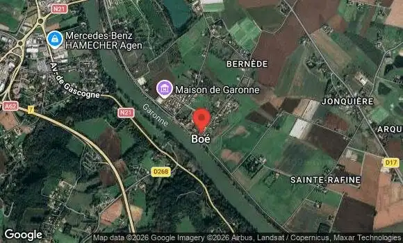 Localisation Museo vivo aquitaine