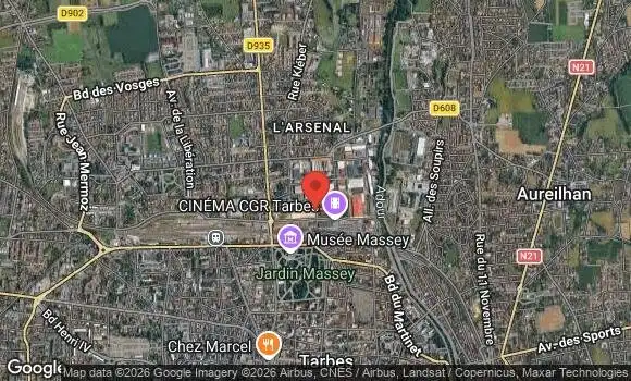 Localisation Rassemblement Autos Motos à Tarbes