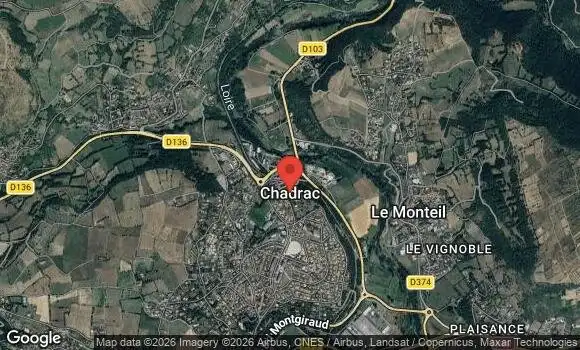 Localisation Rendez vous mensuel du club vintage 43