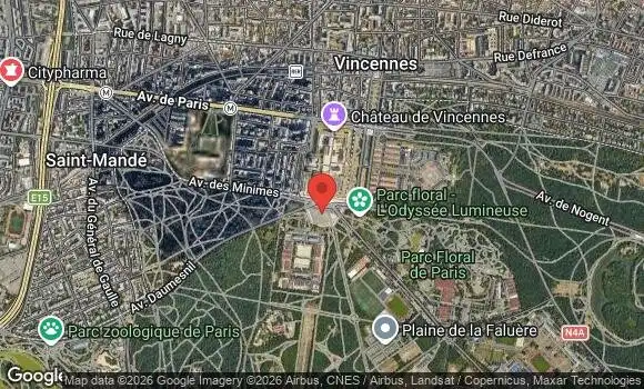 Localisation Vincennes en Anciennes tous les 1er Dimanche du Mois