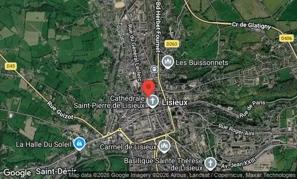 Localisation Le Rencard de Lisieux