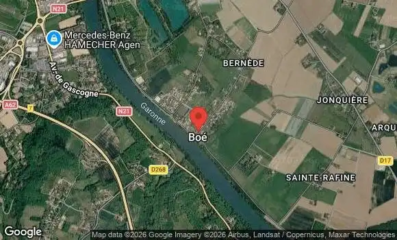 Localisation Museo vivo aquitaine