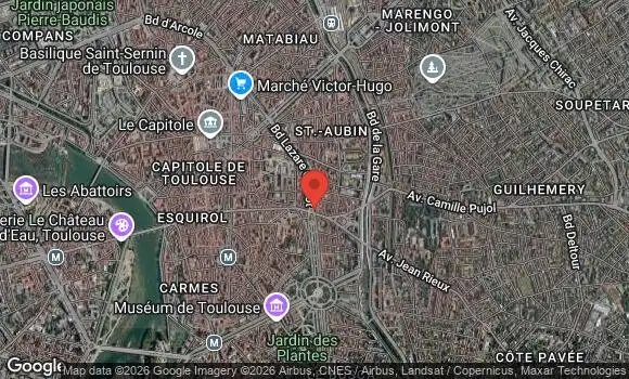 Localisation Rasso Grand Rond Toulouse