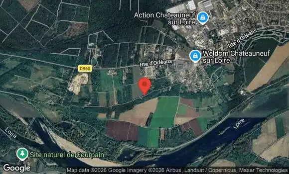 Localisation Châteauneuf en Anciennes