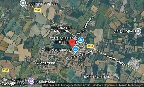 Localisation Sortie à Sallertaine