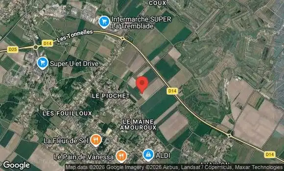 Localisation Rdv des Vieux Volants du Pays Royannais