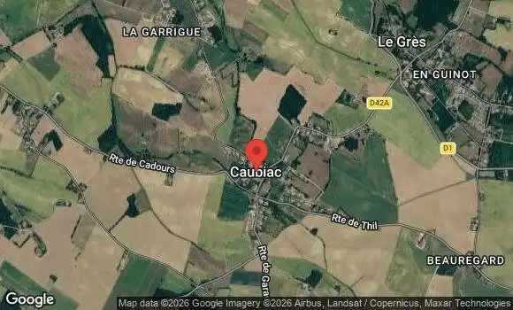 Localisation Caubiac 2e Dimanche c3d