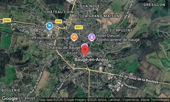 Localisation Rendez vous mensuel tous les 2e dimanche à baugé en anjou