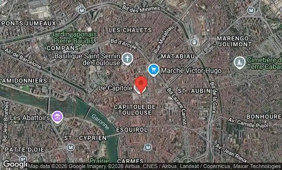 Localisation Muséo vivo midi pyrénées
