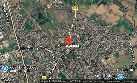 Localisation Les Volants de Castel