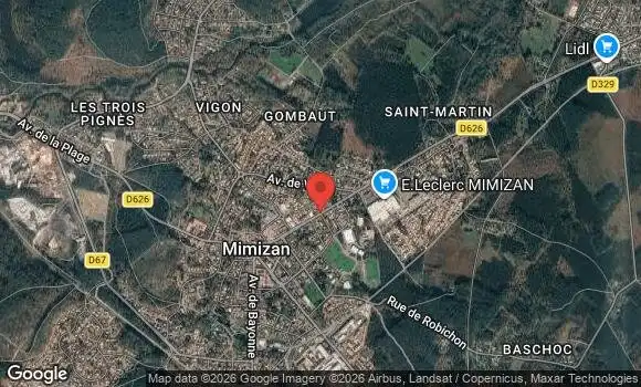 Localisation Rassemblement Mensuel le 3e Dimanche du Mois à Mimizan