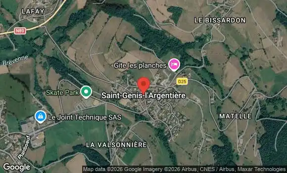 Localisation 6ème Rassemblement des Vieux Tacots Saint Génois