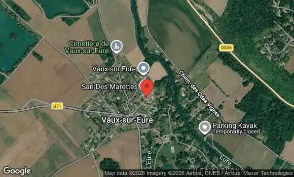 Localisation Réunion Porsche Vaux sur Eure