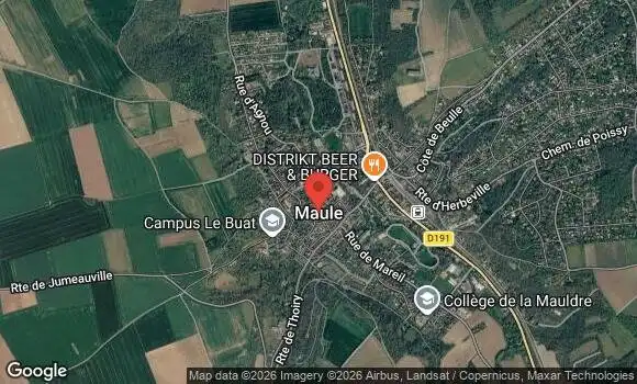 Localisation Rassemblement Rétro Mauloises tous les 4e Dimanche du Mois