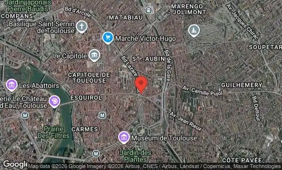 Localisation Rasso Grand Rond Toulouse