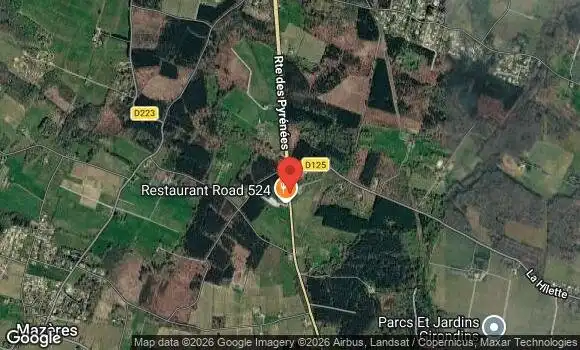Localisation Concentration au Road 524