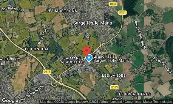 Localisation Rassemblement Mensuel au Mans
