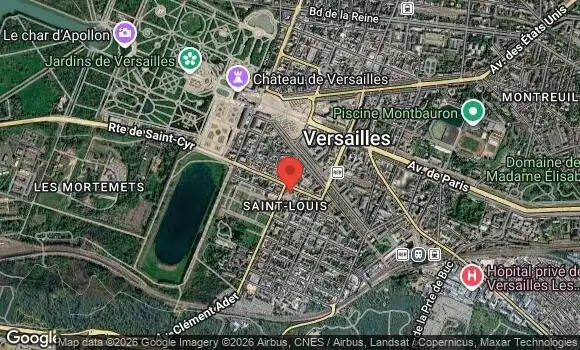 Localisation Le rendez vous versaillais