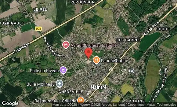 Localisation Rassemblement mensuel de véhicules de collection à naintré