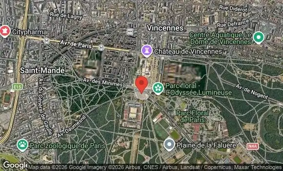 Localisation Vincennes en Anciennes tous les 1er Dimanche du Mois