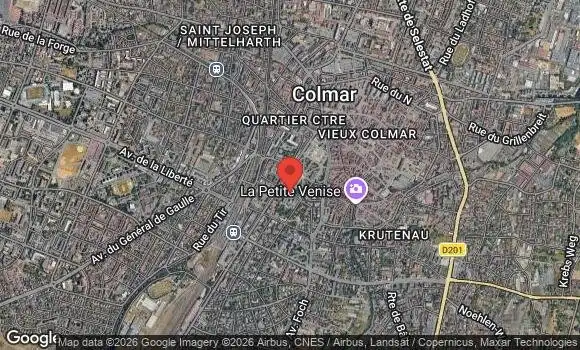 Localisation 1er Rassemblement de 2023 du Colmar Auto Rétro