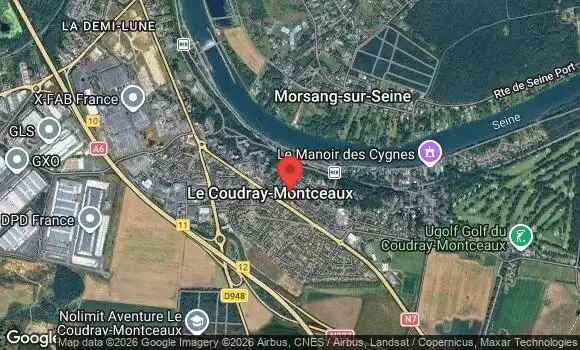 Localisation Rassemblement Mensuel au Coudray Montceaux