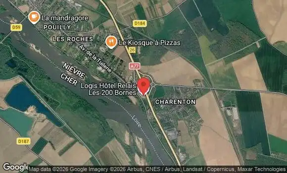 Localisation Rassemblement Mensuel à Pouilly sur Loire
