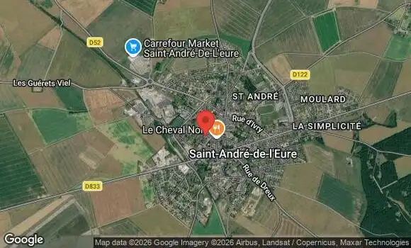 Localisation Les Anciennes de Saint André