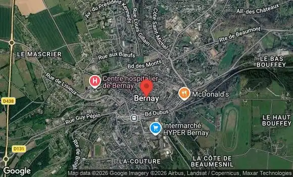 Localisation Les Rencontres Bernayennes
