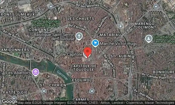 Localisation Muséo vivo midi pyrénées