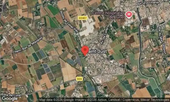 Localisation Rétro Saint Just